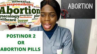 What is the difference between abortion pills and postinor 2 [upl. by Jacquenette]