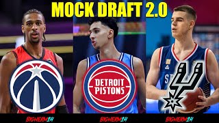 2024 NBA MOCK DRAFT 20  Full First Round  AllStar Edition [upl. by Jimmy]