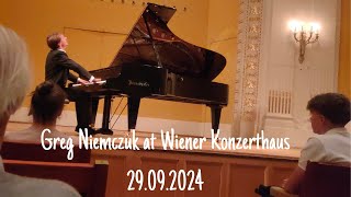 Greg Niemczuk in Wiener Konzerthaus  Highlights from debut performance  29092024 [upl. by Anselmo431]