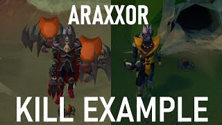 OSRS Araxxor Learner Kill Example Melee  Range [upl. by Alwyn538]