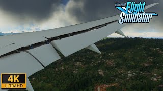 4K Scenis 787 Landing at Guadeloupe  Microsoft Flight Simulator 2020  ULTRA REALISM [upl. by Baudelaire]