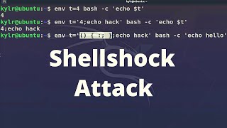 Shellshock Vulnerability and Attack [upl. by Llenart36]