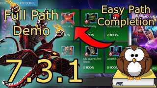 Full Run Through of 731 Uncertainty  Easy Path  2024  MCOC [upl. by Skeie]