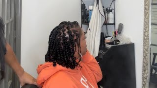 Two Strand Twist on natural hair after a Keratin Treatment [upl. by Sayette478]