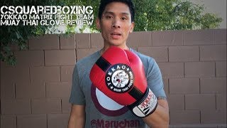 Yokkao Fight Team Matrix Muay Thai Boxing Glove REVIEW [upl. by Aiyn41]