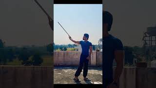 Tutorial one hand stick rotation  bostaff spinning  how to rotate stick swing bostaff silambam [upl. by Woo339]