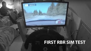 Testing Thrustmaster Wheel on Richard Burns Rally POV [upl. by Lleval]