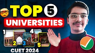 Top 5 Universities amp Courses💪 I Dont Miss❌ I CUET 2024 Form Filling [upl. by Cordie]