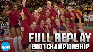 Stanford vs Long Beach State 2001 NCAA volleyball championship  FULL REPLAY [upl. by O'Neill]