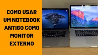 💻 Como usar um notebook antigo como monitor externo [upl. by Kahlil219]