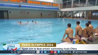 Olympic rivalries China and Spain go deep for artistic swimming gold [upl. by Ewnihc]