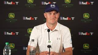 Jordan Spieth Press Conference Wednesday 2024 John Deere Classic © PGA Tour [upl. by Alvar]