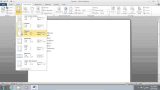 How to set 1 inch Margins in Word [upl. by Mcneil]