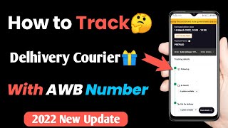 how to track delhivery courier with awb number [upl. by Fidele174]