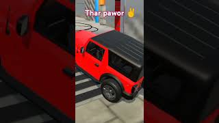 Thar Aetitud stutus trending 4x4thar attitude aetitud shortvideo gaming automobile stunt [upl. by Noseimaj]