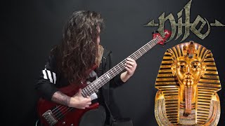 NILE  UTTERANCES OF THE CRAWLING DEAD  BEST BASS COVER  ONE TAKE [upl. by Gar]