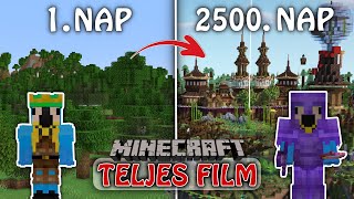 Túléltem 2500 napot egy HÁBORÚS VILÁGBAN  Minecraft Túlélő Lets Play TELJES FILM  Minecraft 118 [upl. by Kazim]