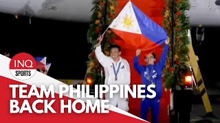 Team Philippines arrives home after historic Paris Olympics run [upl. by Barbette532]