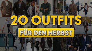 20 Outfits für den Herbst Das Einmaleins des Layering  Stylingtipps für Männer [upl. by Esinereb]