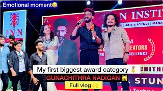 My first biggest award category GUNACHITHRA NADIGAN 🔥 JNNcollege￼  vijaytvpugazh  full video 🙀 [upl. by Curr]