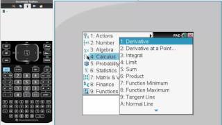 Calc 1 Antiderivatives TInSPire CX CAS ptB [upl. by Lydie]