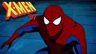 XMen 97  SpiderMan cameo edited with SpiderSense voice lines and theme song [upl. by Platto]