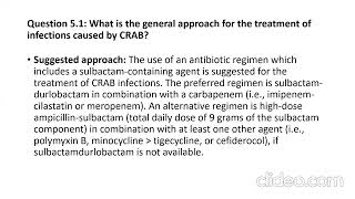 IDSA 2024 Treatment Guidance for Carbapenemresistant Acinetobacter baumannii CRAB Infections [upl. by Olgnaed140]