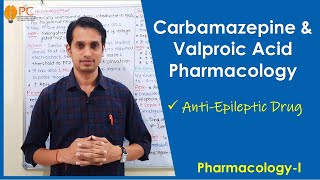 Carbamazepine and Valproic Acid Pharmacology  Antiepileptic Drugs Pharmacology Part 3 [upl. by Ailegra102]