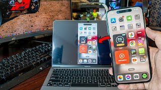 How To Mirror iPhone Display to Mac iOS 16 and MontereyVentura 2023 [upl. by Khalsa]