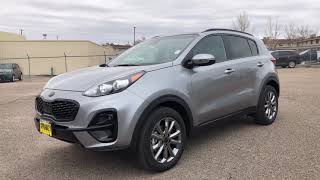 2021 Kia Sportage S Nightfall Edition Walk Around [upl. by Adyahs]