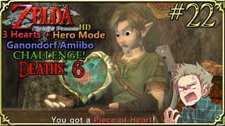 IVE SCREWED UP Ganondorf Amiibo 3 Hearts on Hero Mode  Zelda Twilight Princess HD Part 22 [upl. by Yrome]