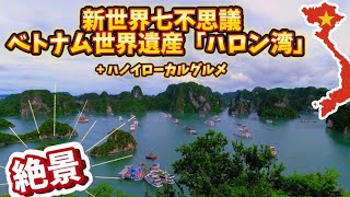 【ハロン湾】急遽決まったハロン湾ツアーampハノイローカルグルメ [upl. by Bergin]