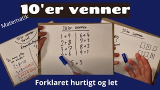 10er venner  Lær let og hurtigt Tier venner  Smart matematik [upl. by Niel830]