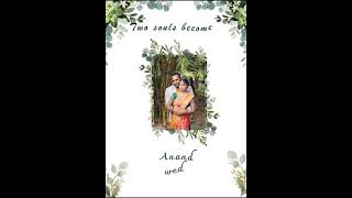 Anand Wedding Invitation [upl. by Aneeuqahs]