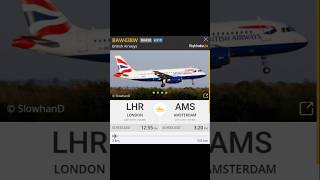 AIRBUSA319 BRITISHAIRWAYS HEATROWAIRPORT LONDON [upl. by Eerased]