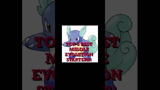 The Top 5 Middle Evolution Starter Pokémon… [upl. by Aevin]