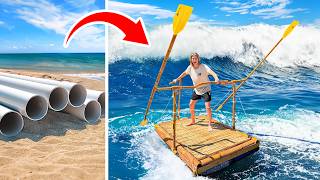 Transforming PVC Pipes into a Survival Raft [upl. by Idola905]