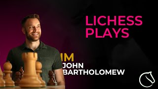 IM John Bartholomew Lichess Plays December 4 2022 [upl. by Aztinay]