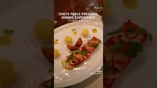 Chef’s Table Royal Caribbean’s Premium Dining Experience😙🤌🏼👩🏻‍🍳 shorts ultimateworldcruise [upl. by Marja]