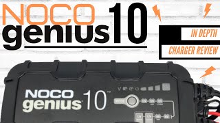 NOCO GENIUS10 Battery Charger Review In Depth [upl. by Saiasi]