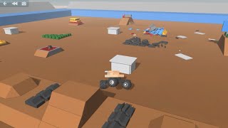 Blocksworld Monster Jam Bulldozer freestyle [upl. by Antebi]