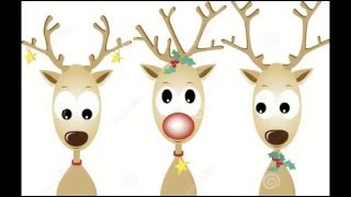 Latin Rudolph the Red Nosed Reindeer Rudolphus Rubrinasis [upl. by Rutledge]