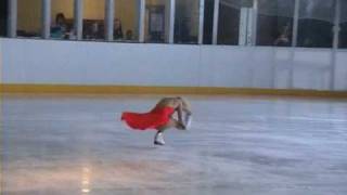 Danielle Calthorpe ice skating leona lewis [upl. by Tsew]