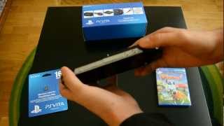 Unboxing Sony PSVita  Travel Kit  16GB Memory Card  Little Deviants por Enlorzado [upl. by Eelatsyrc4]