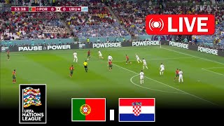 eFootball Pes 21 Gameplay  Portugal vs Croatia  UEFA Nations League 2024  Full Match Streaming [upl. by Ailhad]