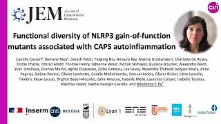 Functional diversity of NLRP3 gainoffunction mutants associated with CAPS autoinflammation [upl. by Une]