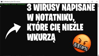 JAK NAPISAĆ WIRUSA W NOTATNIKU [upl. by Attenwad]