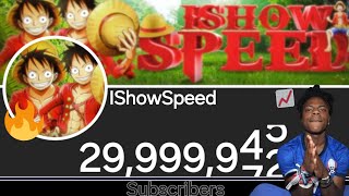 IShowSpeed Hits 30M Siuuubscribers  YT Battles stream moment [upl. by Delaryd]