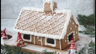 Pepparkakshus pepparkakor baking glue limma bygga pepparkakshus lindas bakskola dr oetker [upl. by Asereht623]