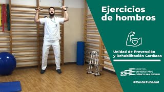 Ejercicios de fuerza para hombros  Rehabilitación Cardíaca [upl. by Tneciv]